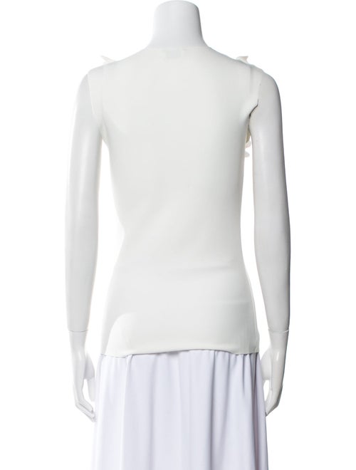 Dries Van Noten Square Neckline Sleeveless Top