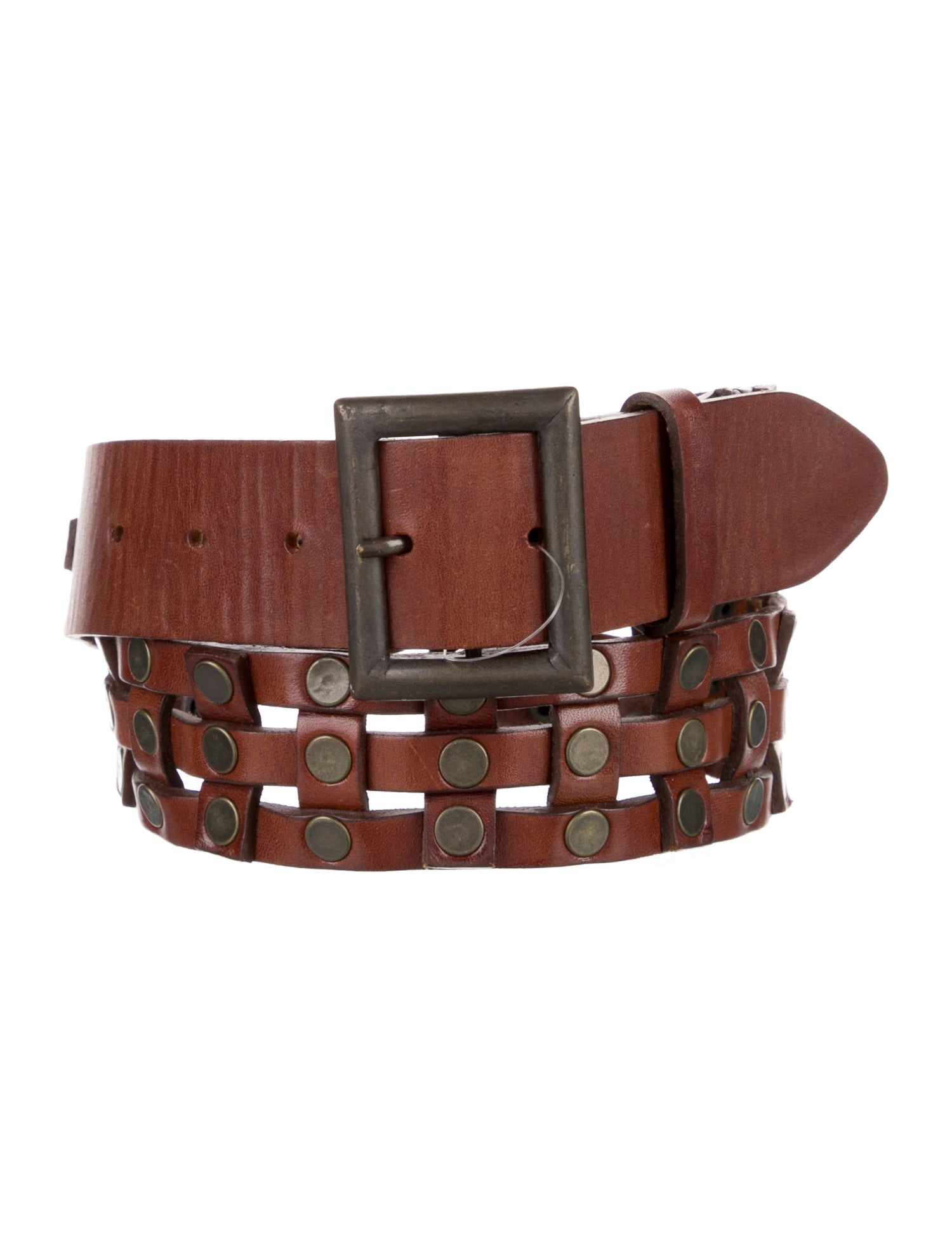 Dries Van Noten Wide Leather Waist Belt