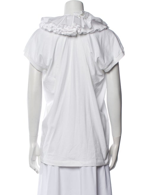 Dries Van Noten V-Neck Short Sleeve Blouse