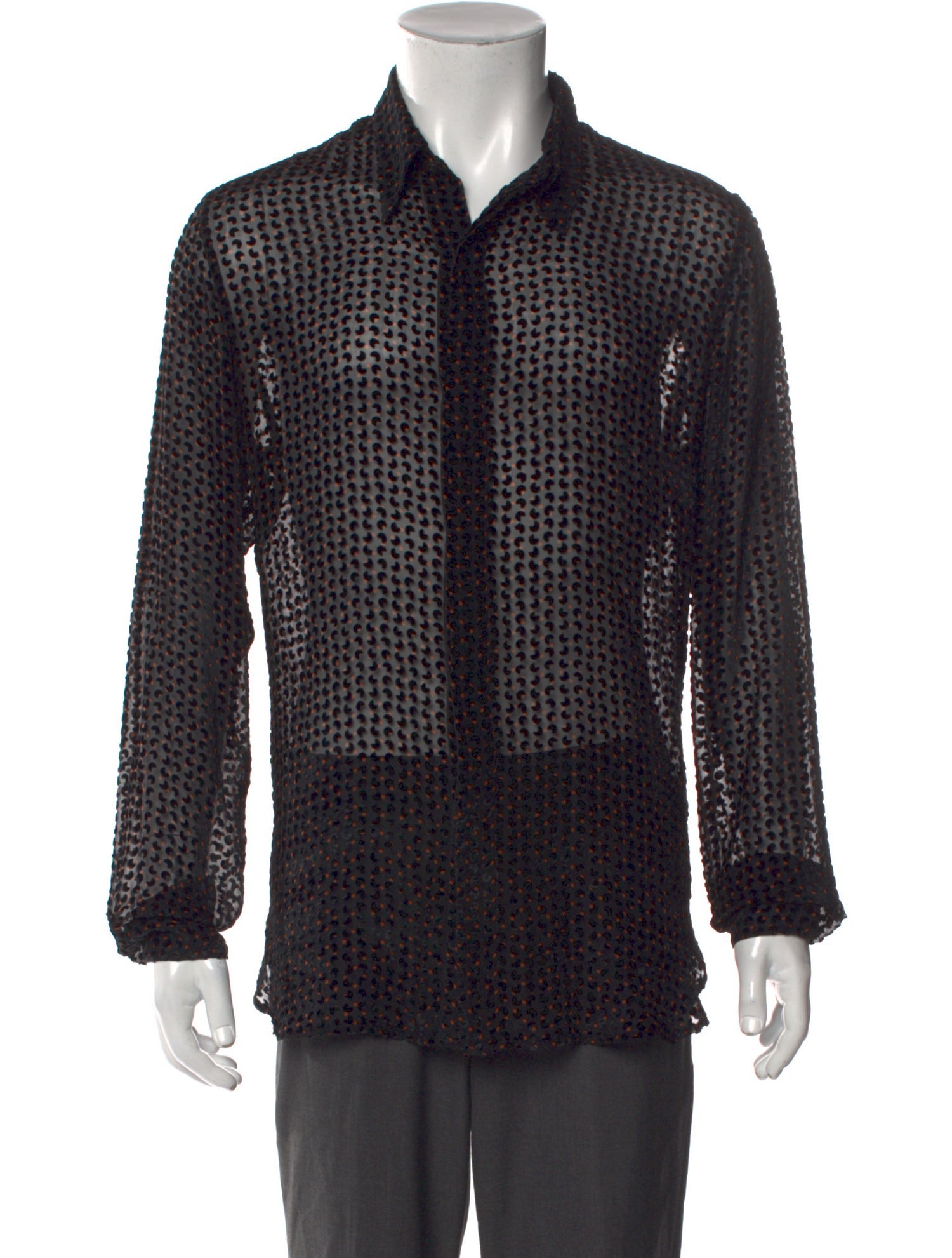 Dries Van Noten Printed Long Sleeve Shirt