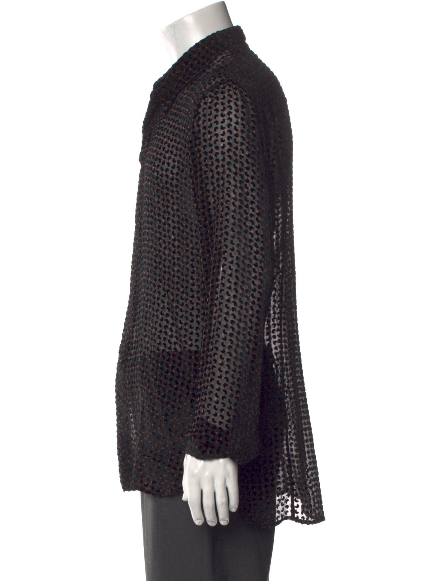 Dries Van Noten Printed Long Sleeve Shirt