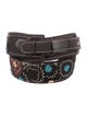 Dries Van Noten Wide Embroidered Accent Belt