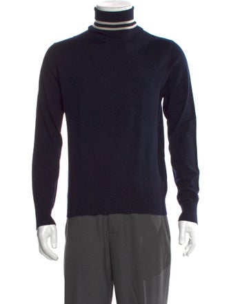 Dries Van Noten Merino Wool Turtleneck Pullover
