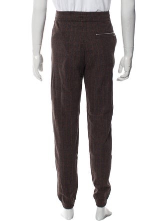 Dries Van Noten Plaid Print Joggers