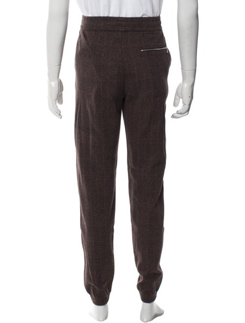 Dries Van Noten Plaid Print Joggers