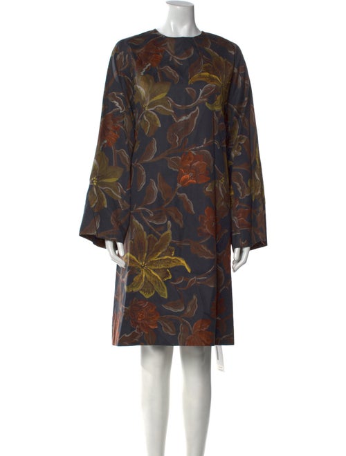 Dries Van Noten Printed Knee-Length Dress