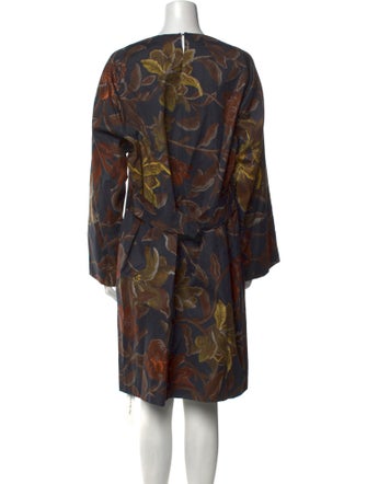 Dries Van Noten Printed Knee-Length Dress