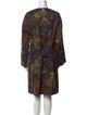 Dries Van Noten Printed Knee-Length Dress