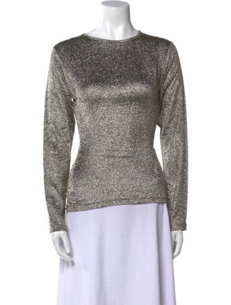 Dries Van Noten Silk Patterned Sweatshirt