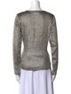 Dries Van Noten Silk Patterned Sweatshirt