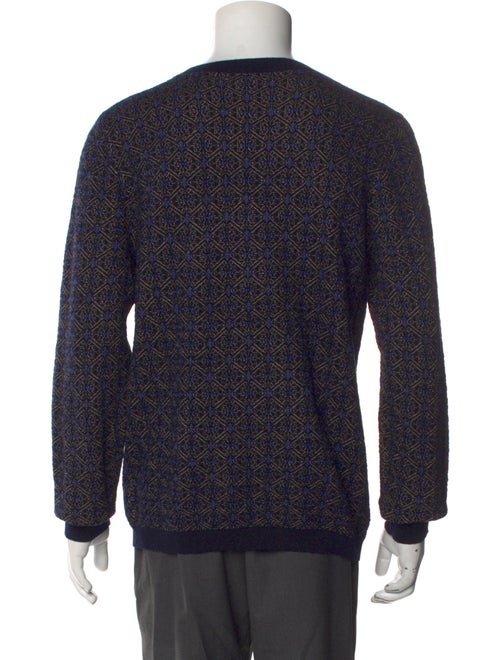 Dries Van Noten Printed Crew Neck Pullover