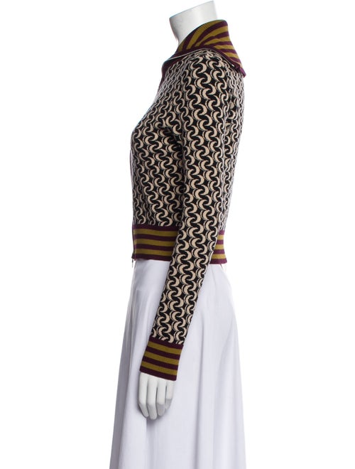 Dries Van Noten Striped Bomber Jacket