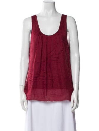 Dries Van Noten Scoop Neck Sleeveless Top