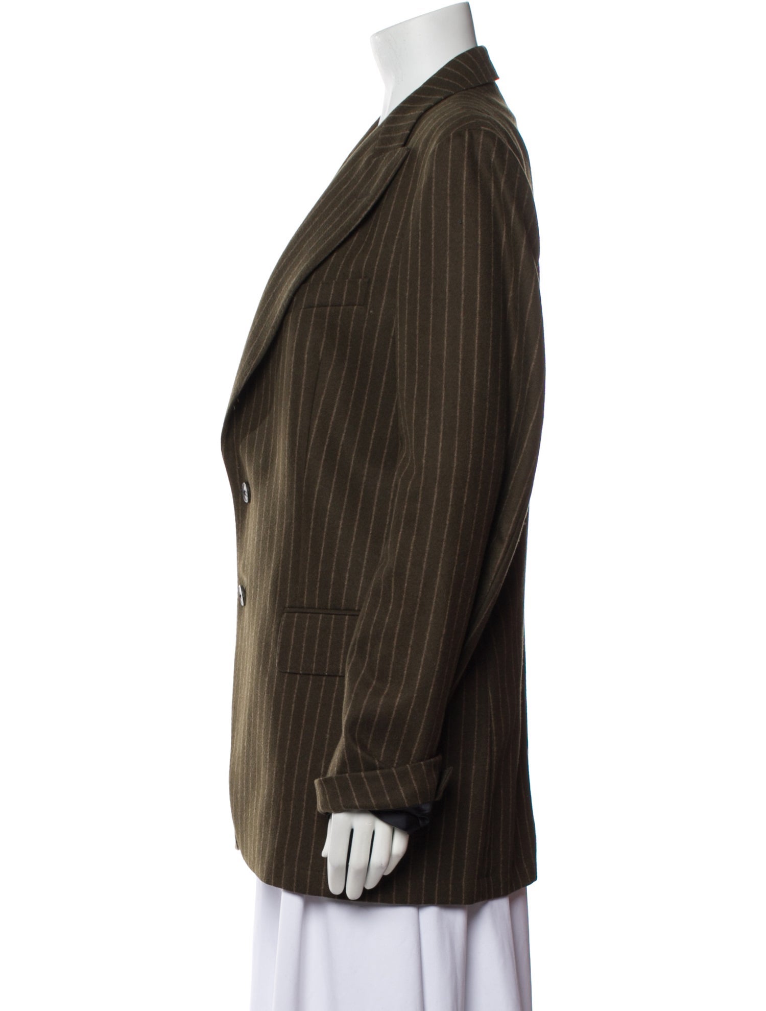 Dries Van Noten Wool Striped Blazer