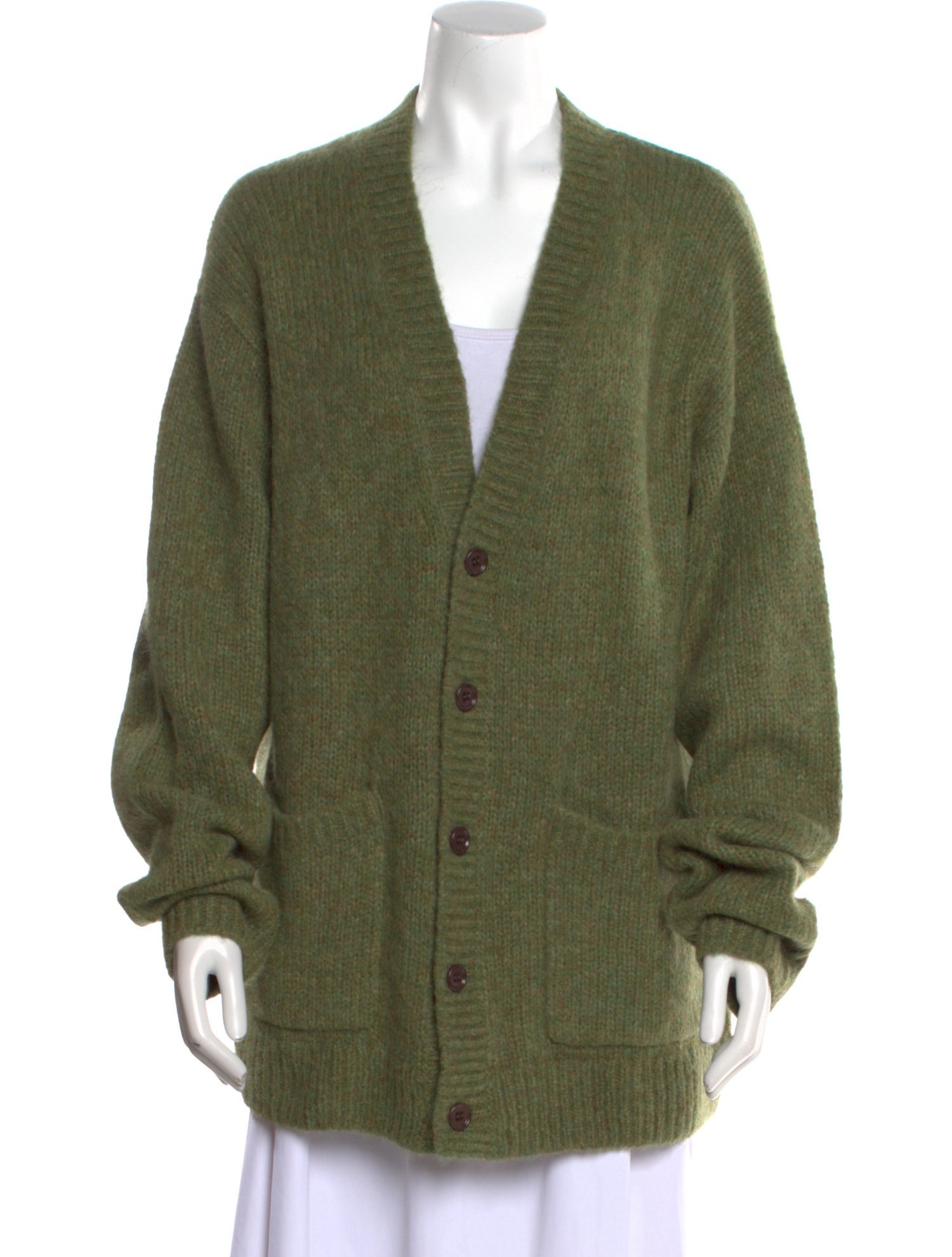 Dries Van Noten Alpaca V-Neck Sweater w/ Tags