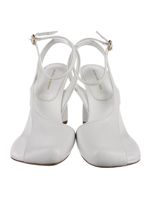 Dries Van Noten Leather Slingback Pumps