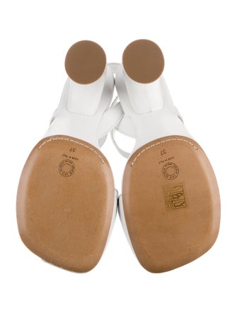 Dries Van Noten Leather Slingback Pumps