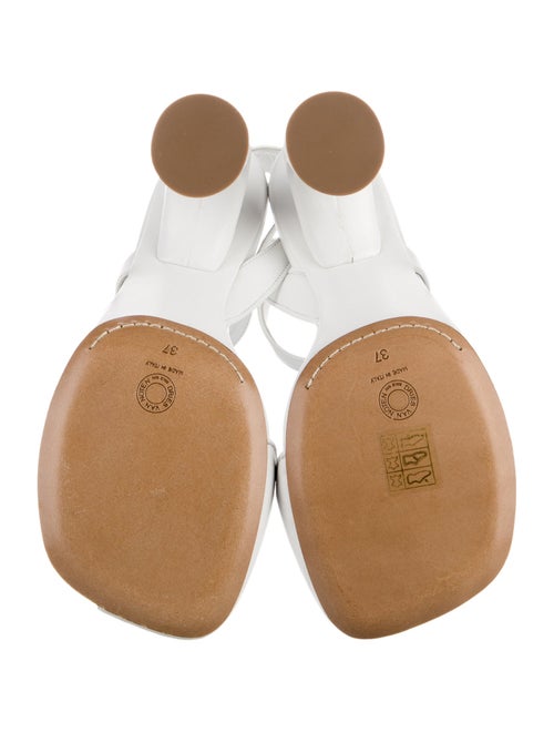 Dries Van Noten Leather Slingback Pumps