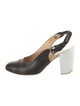 Dries Van Noten Leather Slingback Pumps