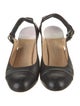 Dries Van Noten Leather Slingback Pumps