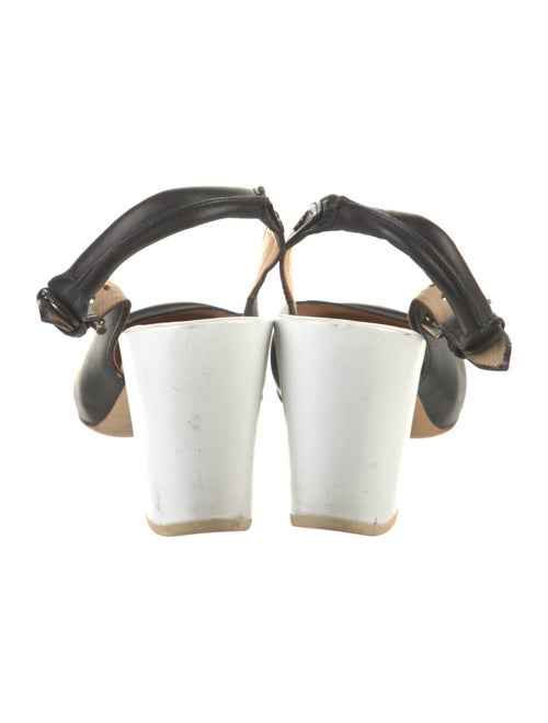 Dries Van Noten Leather Slingback Pumps