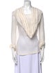Dries Van Noten Silk V-Neck Blouse