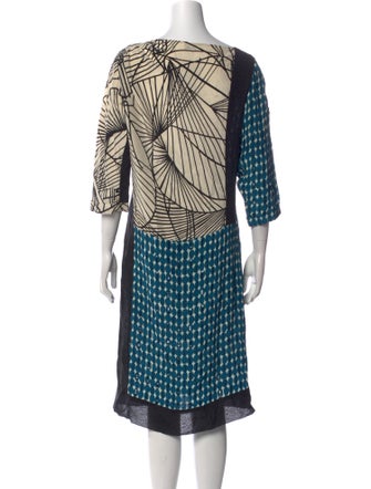 Dries Van Noten Silk Knee-Length Dress