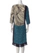 Dries Van Noten Silk Knee-Length Dress
