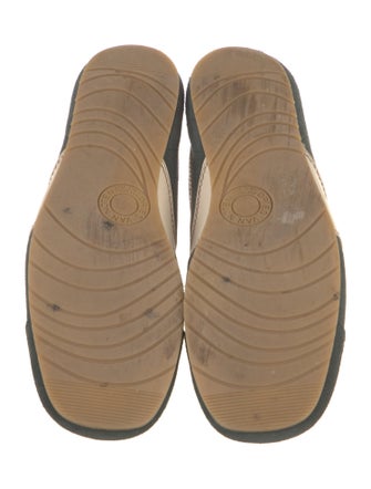 Dries Van Noten Suede Colorblock Pattern Sneakers