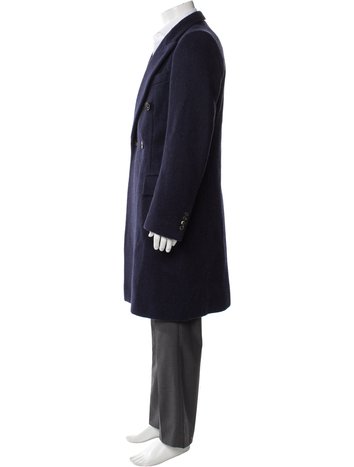 Dries Van Noten Wool Overcoat