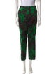 Dries Van Noten Floral Print Straight Leg Pants