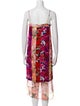 Dries Van Noten Printed Midi Length Dress