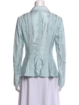 Dries Van Noten Silk Long Sleeve Button-Up Top