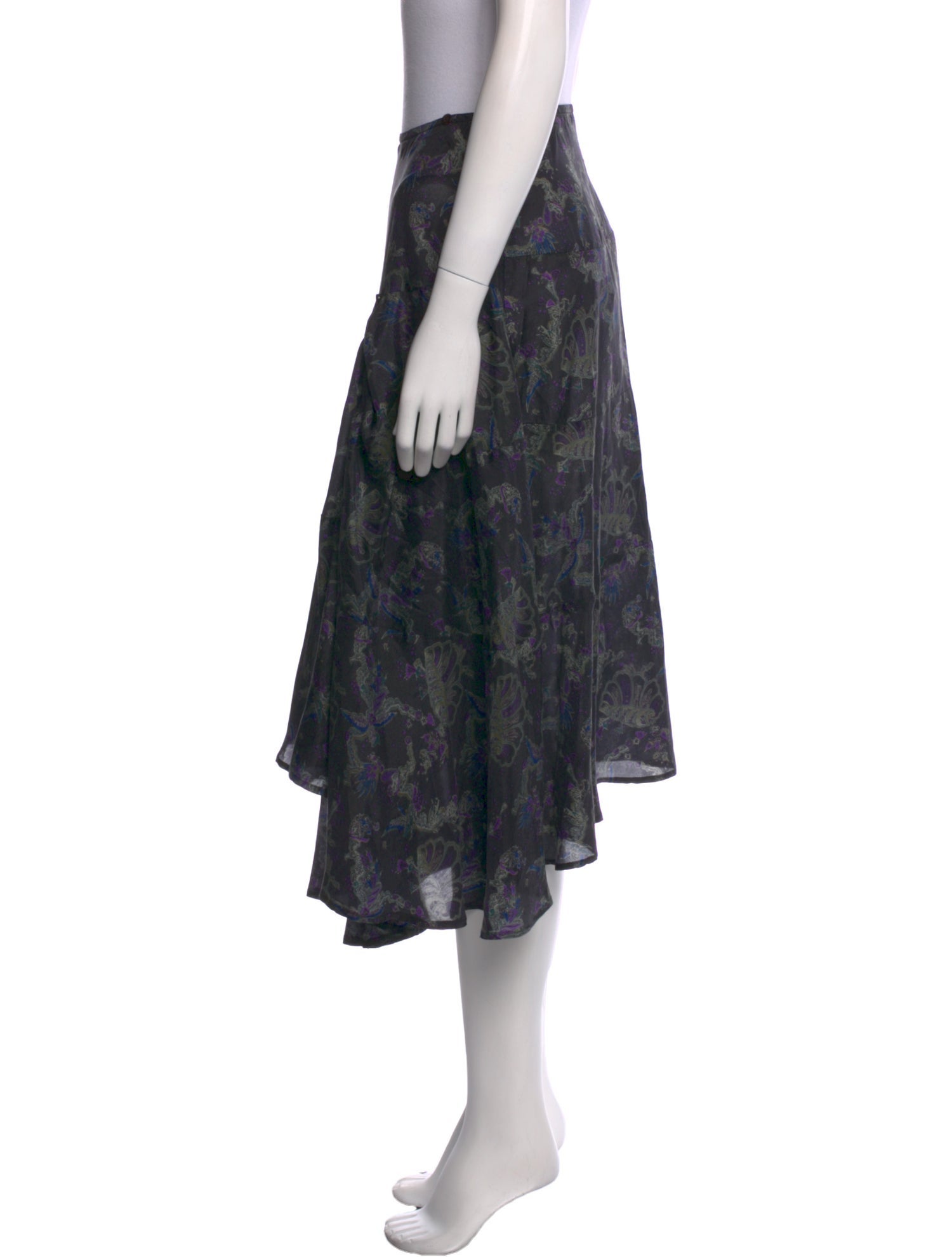 Dries Van Noten Vintage Knee-Length Skirt