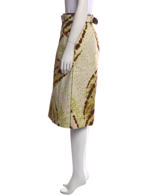 Dries Van Noten Animal Print Knee-Length Skirt