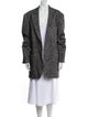Dries Van Noten Wool Tweed Pattern Evening Jacket