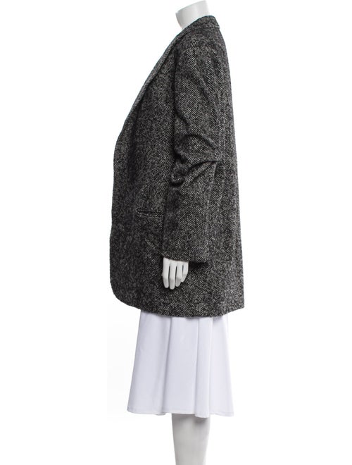 Dries Van Noten Wool Tweed Pattern Evening Jacket