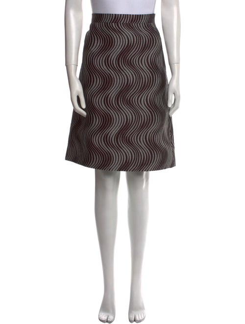 Dries Van Noten Printed Knee-Length Skirt
