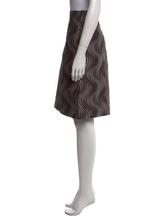 Dries Van Noten Printed Knee-Length Skirt