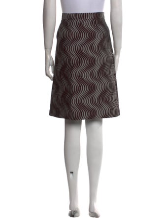 Dries Van Noten Printed Knee-Length Skirt