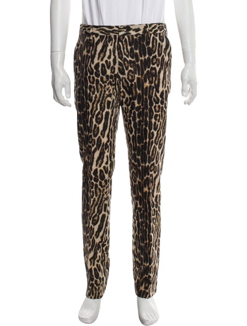 Dries Van Noten Mens Tapered Cropped Pants