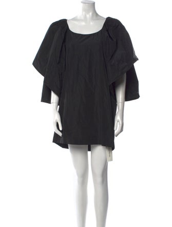 Dries Van Noten Scoop Neck Three-Quarter Sleeve Tunic