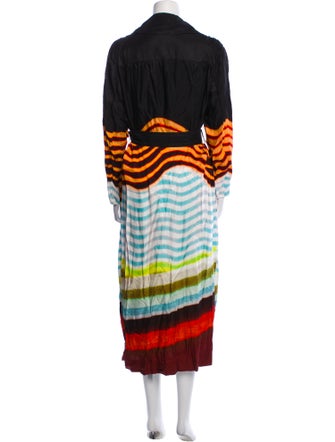 Dries Van Noten Striped Coat