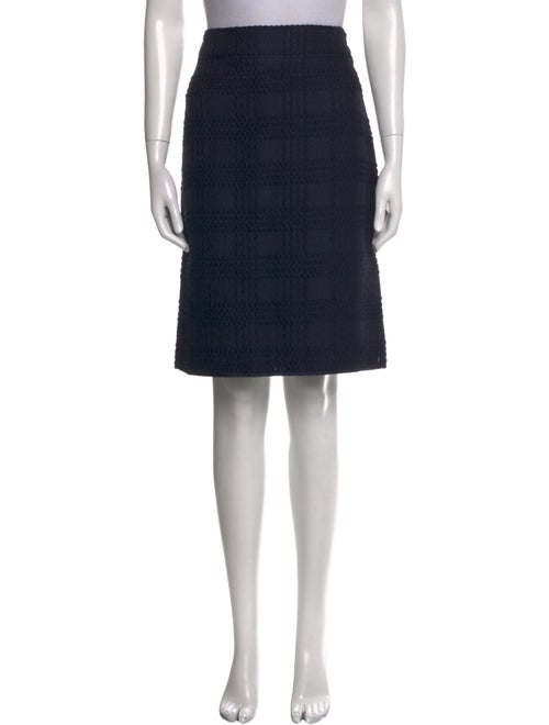 Dries Van Noten Wool Knee-Length Skirt
