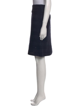 Dries Van Noten Wool Knee-Length Skirt