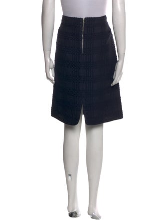 Dries Van Noten Wool Knee-Length Skirt