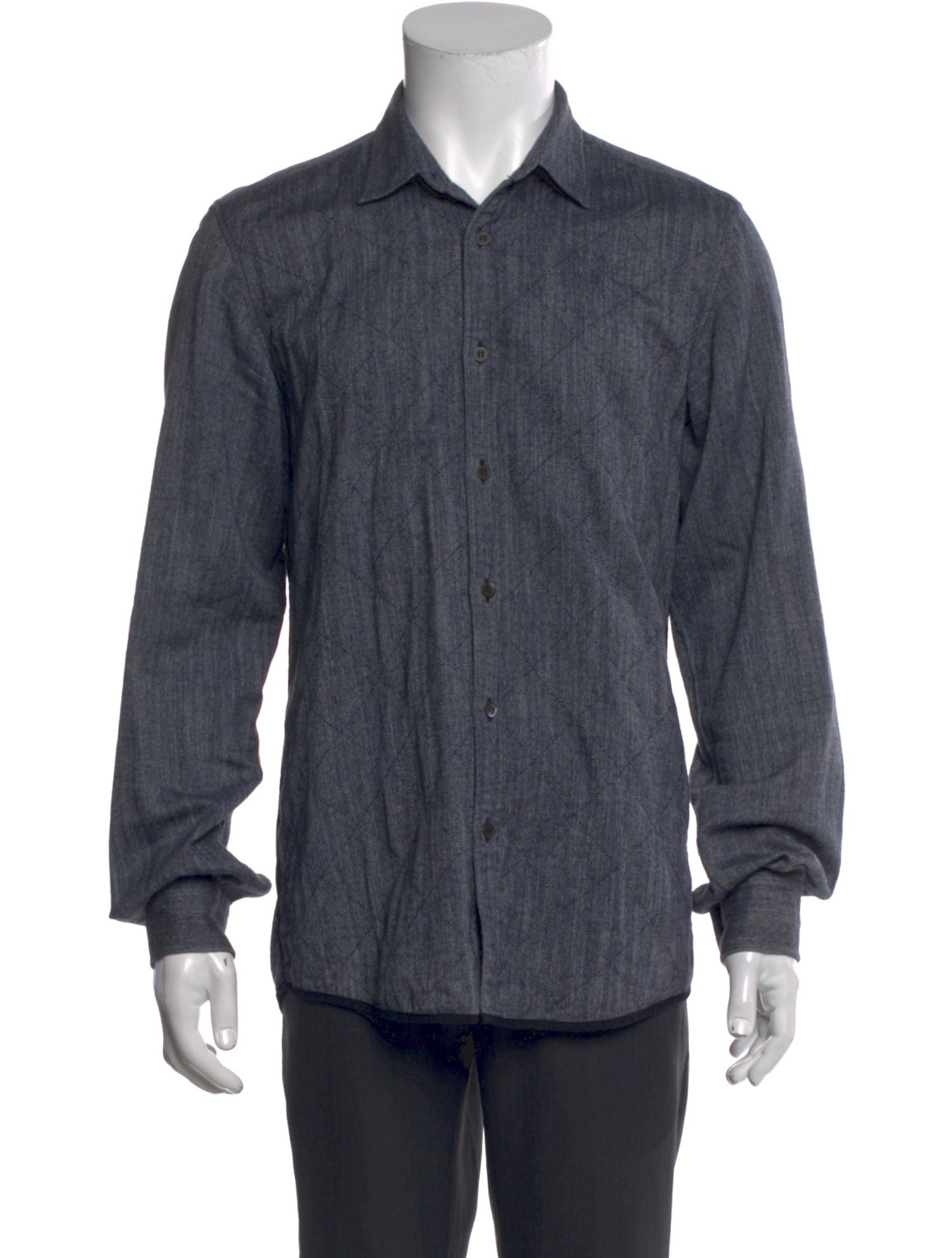 Dries Van Noten Long Sleeve Denim Shirt