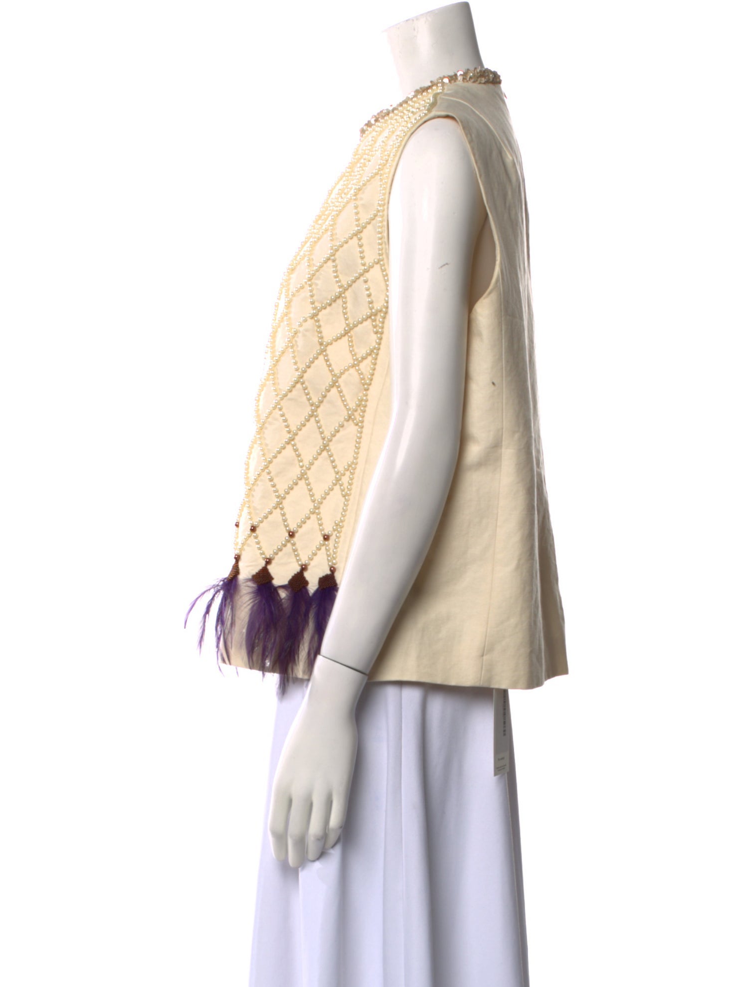 Dries Van Noten Printed Crew Neck Top