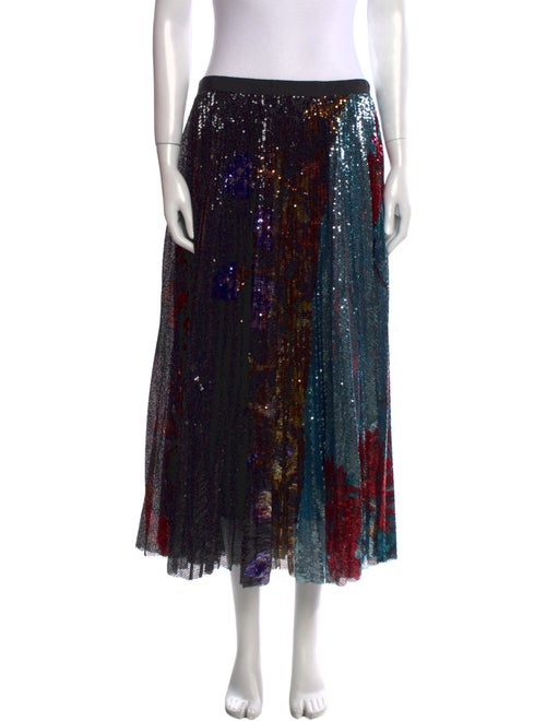 Dries Van Noten Sequin Embellishments Midi Length Skirt