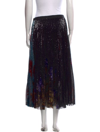 Dries Van Noten Sequin Embellishments Midi Length Skirt